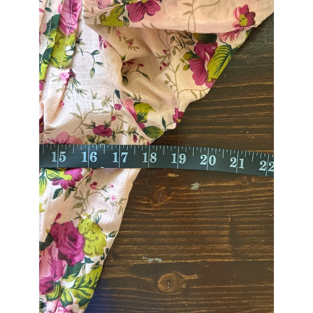 Aratta Silent Journey Artisan Maxi Floral Dress XS Pink Coquette Cottagecore - Picture 13 of 16